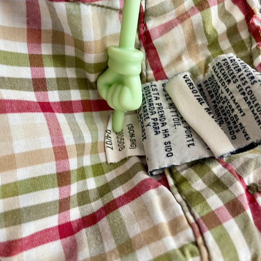 Vintage Y2K Tommy Hilfiger Green Capris Khaki Cargo Straight Leg Women's Size 6 - Picture 10 of 10